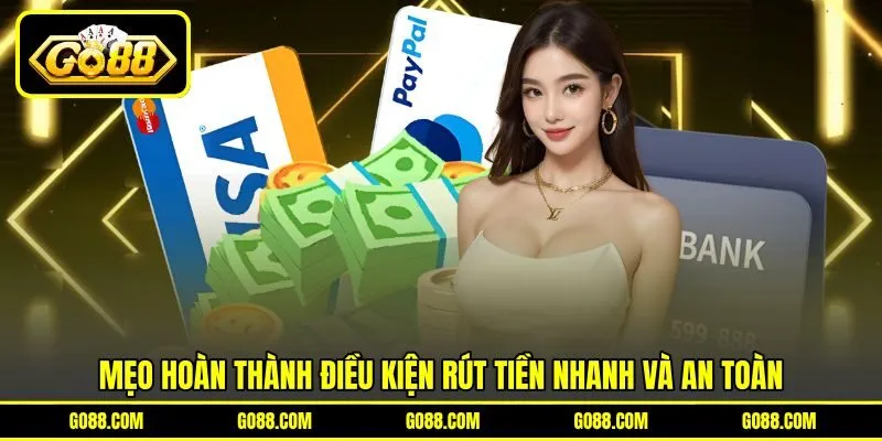 Mẹo hoàn thành điều kiện rút tiền nhanh và an toàn Mẹo hoàn thành điều kiện rút tiền nhanh và an toàn