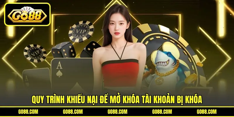 Quy trình khiếu nại để mở khóa tài khoản bị khóa Quy trình khiếu nại để mở khóa tài khoản bị khóa